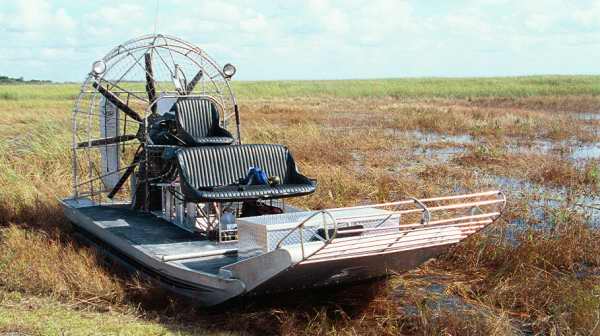 Warp Drive Propeller on Airboat