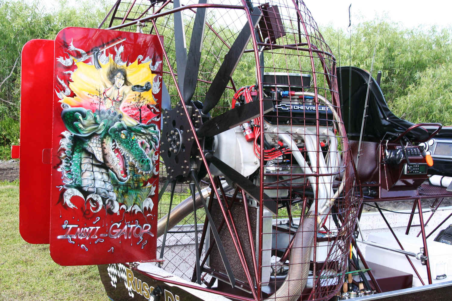 Airboat with Warp Drive Propeller